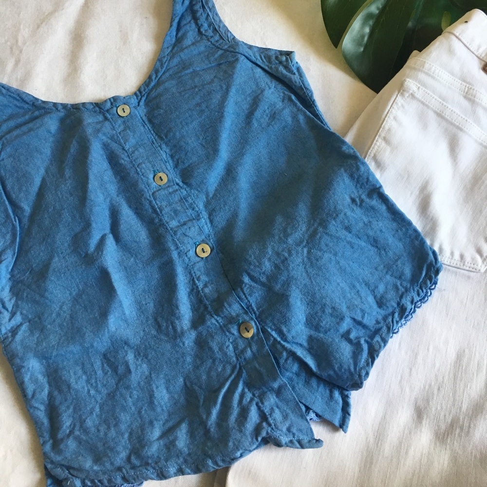 šµ ā¢Linen Top⢠- Picture 3 of 3